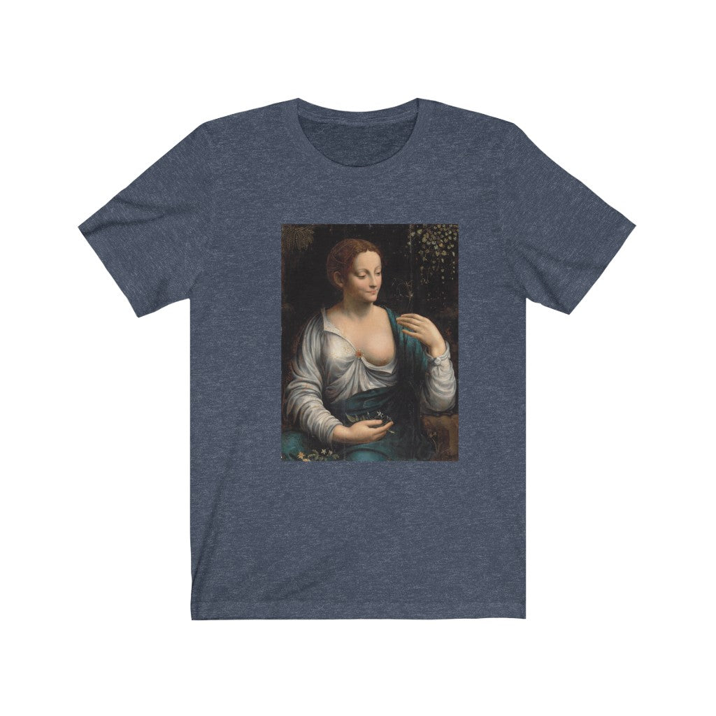 ‘Columbine’ by: Leonardo da Vinci l Premium T-Shirt - CozyOnPluto