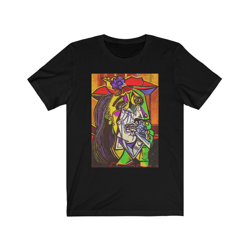 The Weeping Woman by: Pablo Picasso l Premium T-Shirt - CozyOnPluto