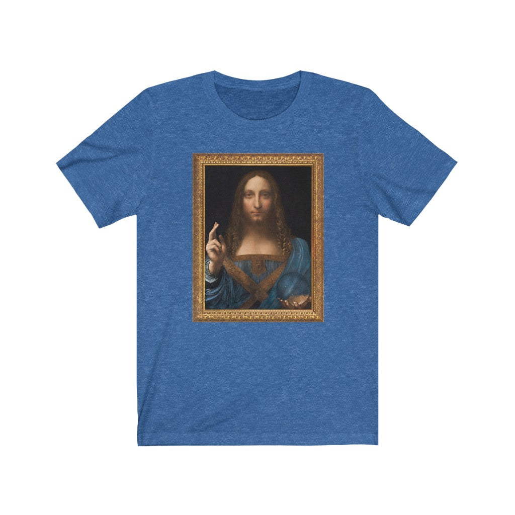 Salvador Mundi by: Leonardo da Vinci l Premium T-Shirt - CozyOnPluto