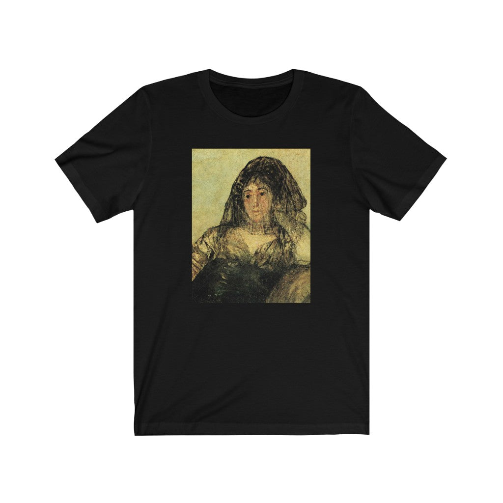 "Woman in Black" by: Francisco Goya l Premium T-Shirt - CozyOnPluto